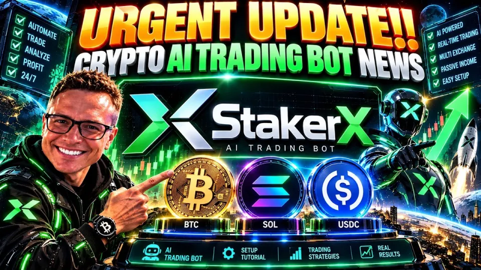 StakerX URGENT UPDATE!! AI Crypto Trading Bot NEWS!!